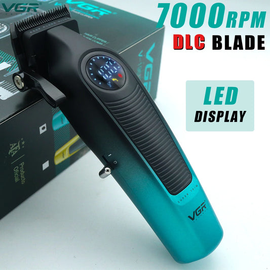 VGR V-196 Pro Hair Clipper | Cordless with LED Display