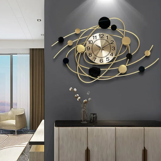 Elegant 6.6" Luxury Wall Clock – Modern Decorative Clock for Living Room & Kitchen