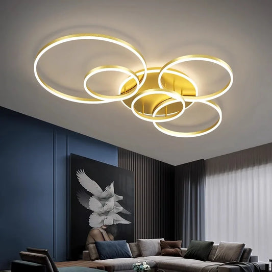 Nordic Smart LED Ceiling Light – Modern Home Illumination