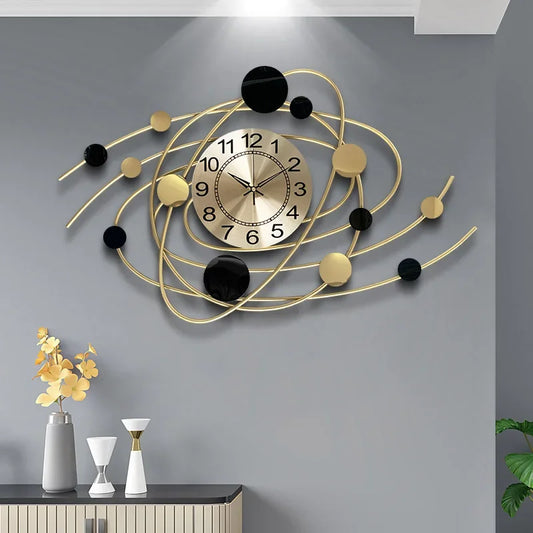 Elegant 6.6" Luxury Wall Clock – Modern Decorative Clock for Living Room & Kitchen