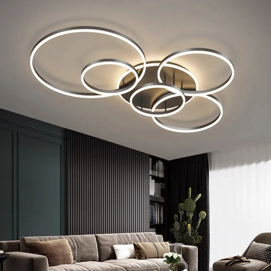 Nordic Smart LED Ceiling Light – Modern Home Illumination