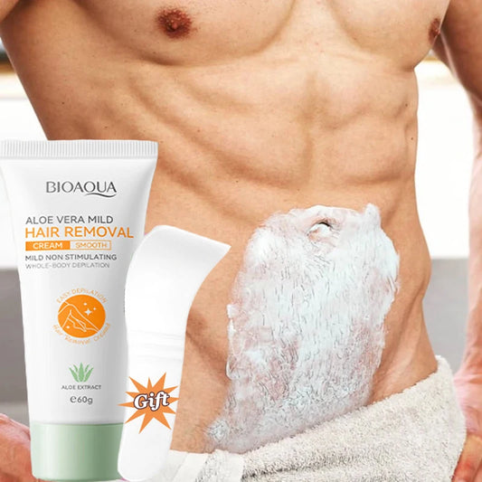 Painless Hair Removal & Growth Inhibitor Cream – For Men & Women