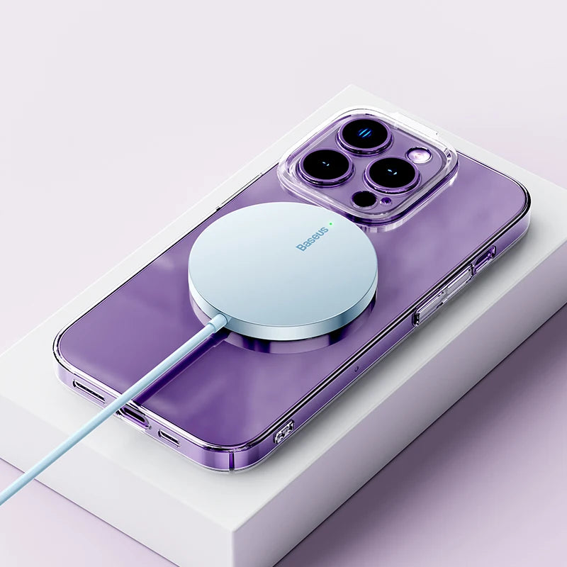 Baseus 15W Magnetic Wireless Charger for iPhone | Fast Charging Pad