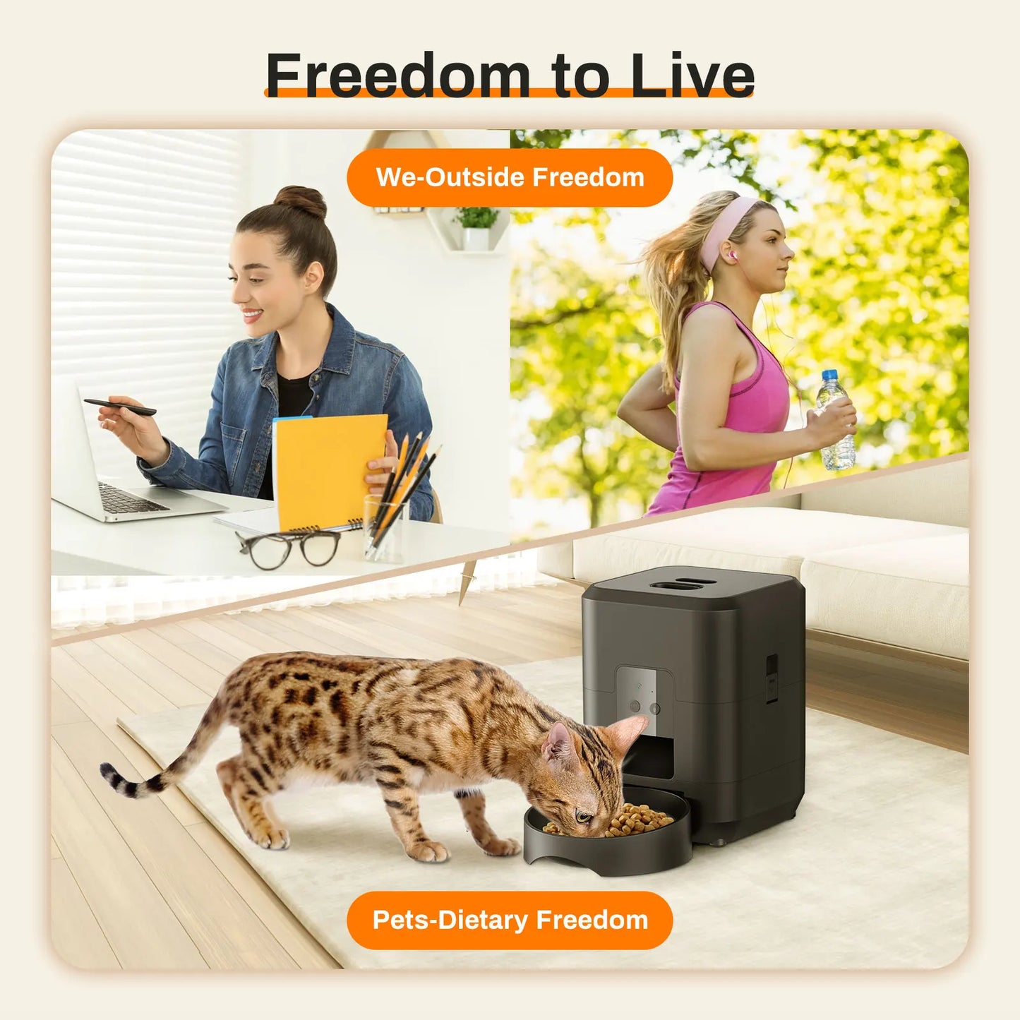 Smart Auto Pet Feeder with Timer